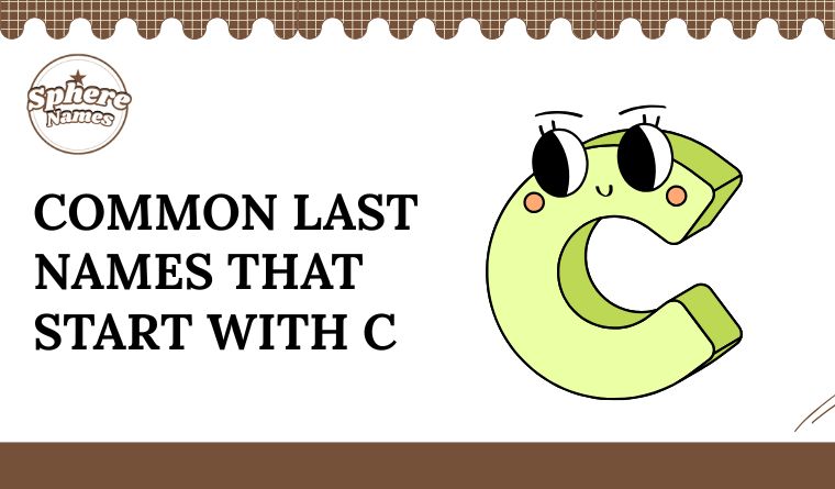 Common Last Names That Start With C