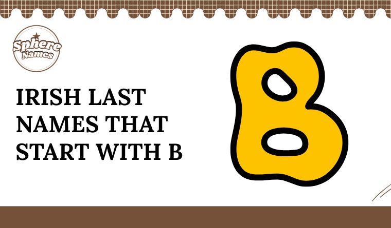 Irish Last Names That Start With B