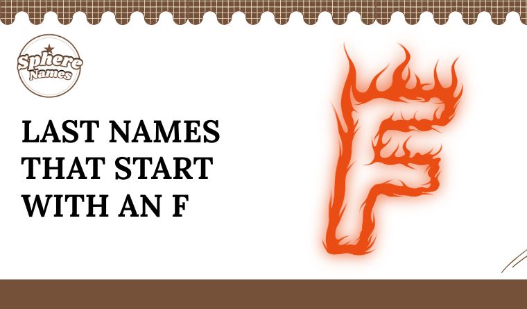 Last Names That Start With An F
