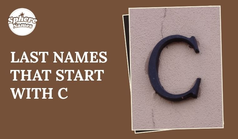 Last Names That Start With C