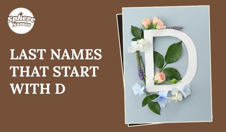 Last Names That Start With D