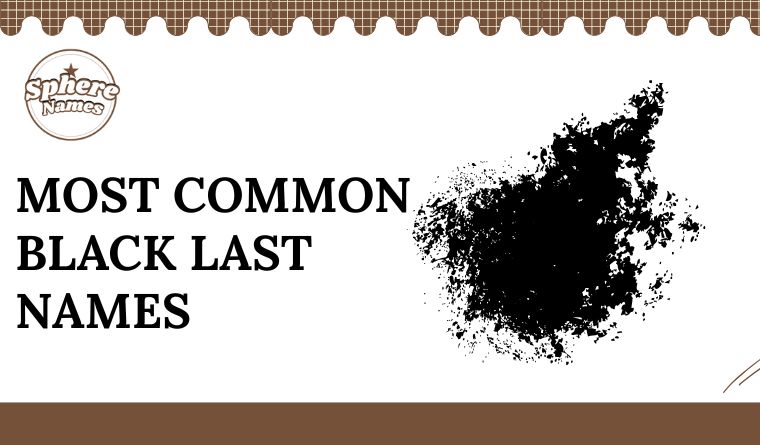 Most Common Black Last Names