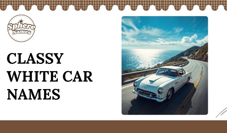 Classy White Car Names