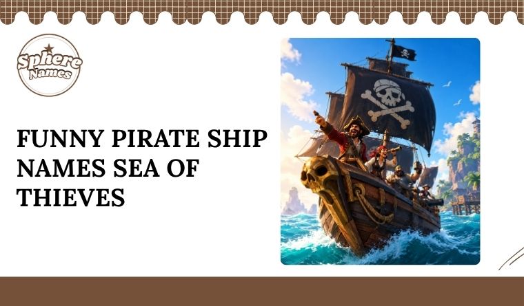 Funny Pirate Ship Names Sea of Thieves